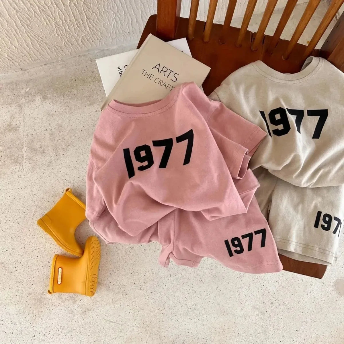 Summer Kids Boys 2PCS Clothes Set Short Sleeve Letter T-shirts Trendy Sports Casual Shorts Suit New Baby Boys Tracksuits