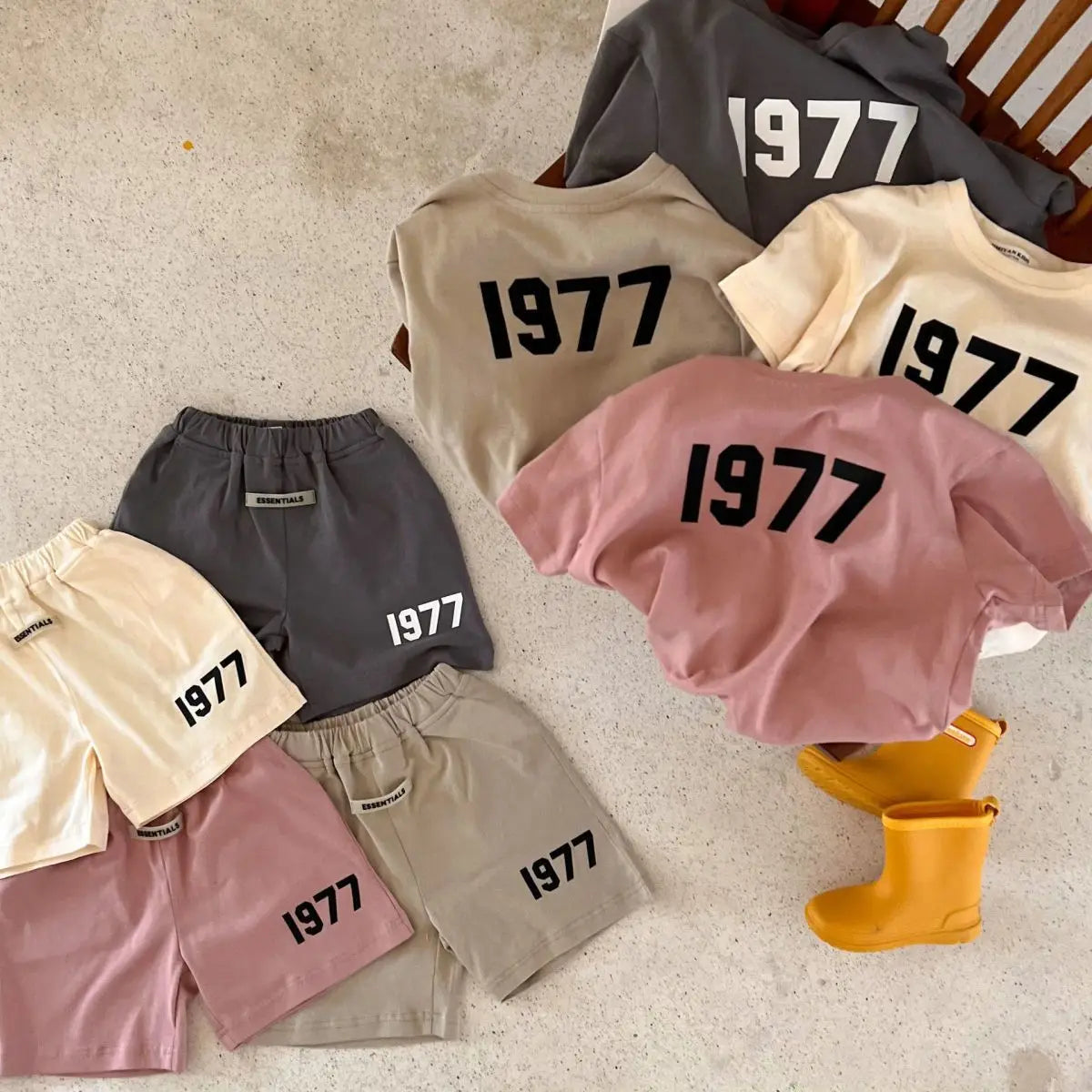 Summer Kids Boys 2PCS Clothes Set Short Sleeve Letter T-shirts Trendy Sports Casual Shorts Suit New Baby Boys Tracksuits