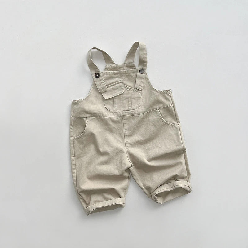 Spring Fashion New Kids Strapped Pants for Boys and Girls Korean Style Overall Trousers Children's Casual Jumpsuit 1-6Y