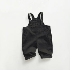 Spring Fashion New Kids Strapped Pants for Boys and Girls Korean Style Overall Trousers Children's Casual Jumpsuit 1-6Y