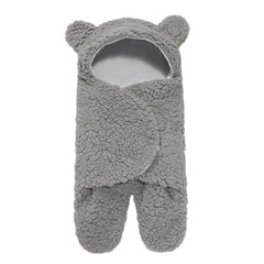 Baby Sleeping Bag Ultra-Soft Fluffy Fleece Newborn Receiving Blanket Infant Boys Girls Clothes Sleep Nursery Wrap Swaddle