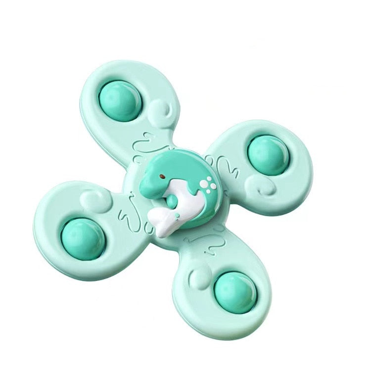 1pcs Baby Cartoon Fidget Spinner Toys Colorful Insect Gyro Educational Toy Kids Fingertip Rattle Bath Toys for Boys Girls Gift